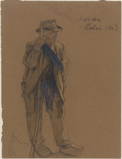 Standing Shepherd, in Exloo by Ferdinand Oldewelt
