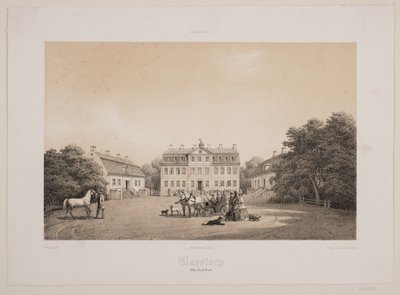 Claestorp from the Northwest by Ferdinand Richardt