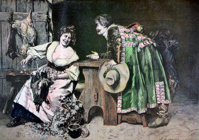 Gallant Remarks, 1893 by Ferdinand Roybet