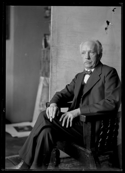 Portrait of Richard Strauss (1864-1949) by Ferdinand Schmutzer