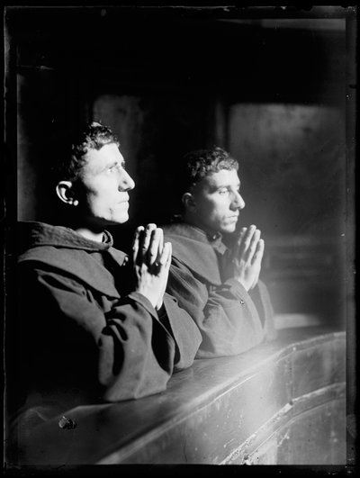 Prayer Franciscan in Assisi by Ferdinand Schmutzer