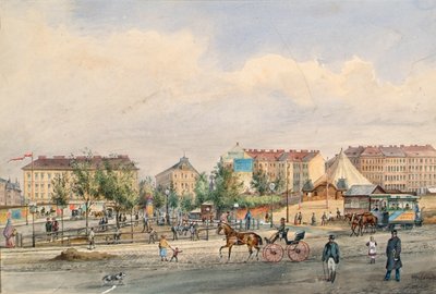 The Währinger Line in Vienna by Ferdinand Weckbrodt