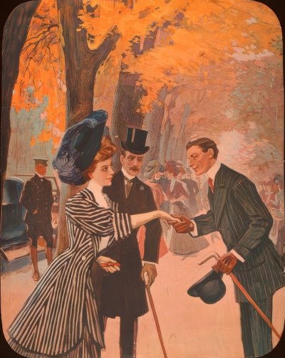 The Greeting by Ferdinand von Reznicek