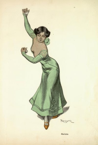 F. v. Reznicek, Marietta / 1906 by Ferdinand von Reznicek