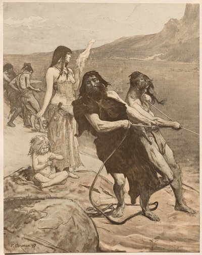 Lacustrine City by Fernand Cormon