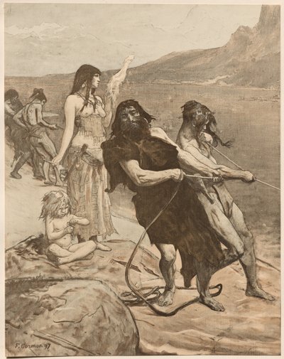Lacustrine City, 1897 by Fernand Cormon