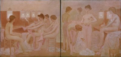 The Dancers by Fernand Emmanuel Pelez