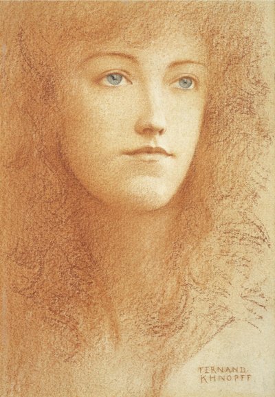 A Young Englishwoman by Fernand Khnopff