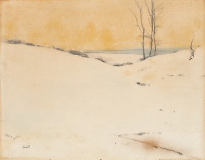 In the Snow by Fernand Khnopff