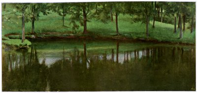 LEtang De Menil by Fernand Khnopff