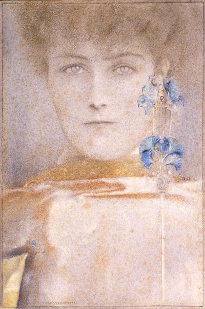 White Mask by Fernand Khnopff