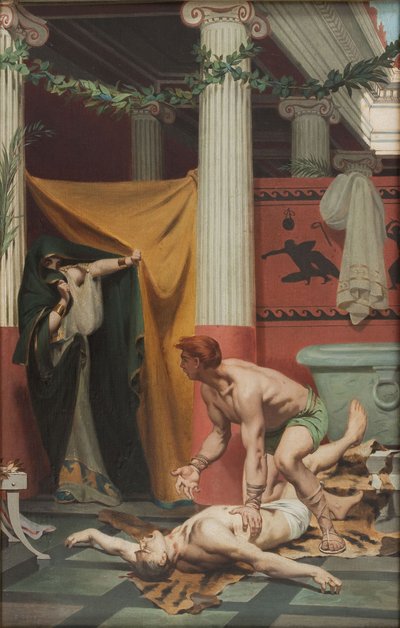 The Death of the Emperor Commodus by Fernand Pelez