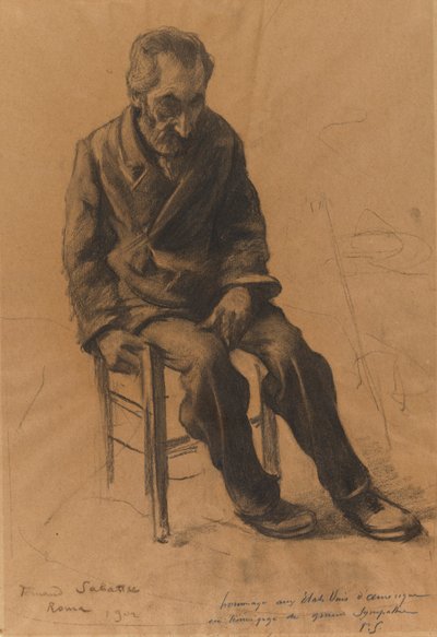 Male Figure by Fernand Sabatte