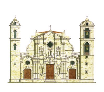 La Habana Cathedral, Cuba by Fernando Aznar Cenamor