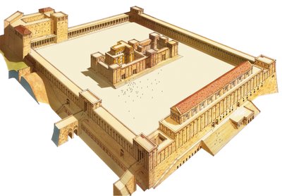 Temple in Jerusalem by Fernando Aznar Cenamor