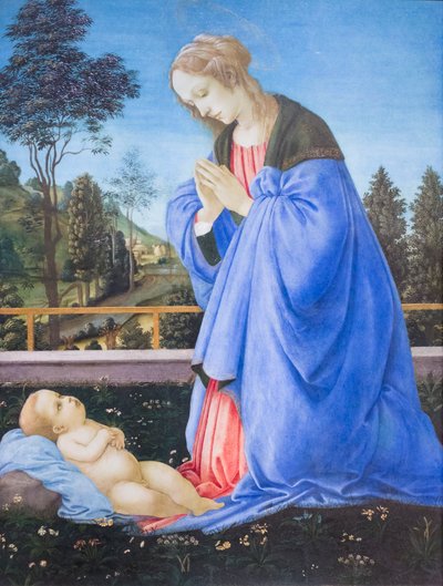 Adoration of the Child by Filippino Lippi
