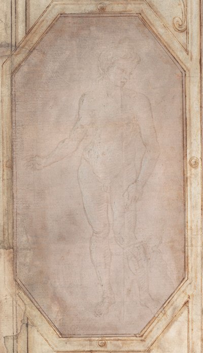 Standing Nude Youth by Filippino Lippi