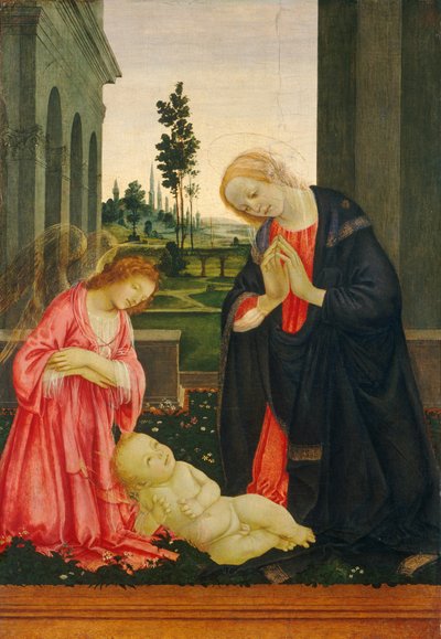 The Adoration of the Child by Filippino Lippi
