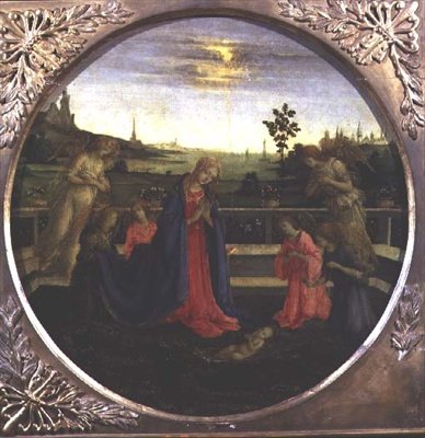 The Adoration of the Infant Jesus by Filippino Lippi