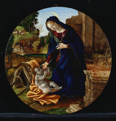 The Rest on the Flight into Egypt by Filippino Lippi