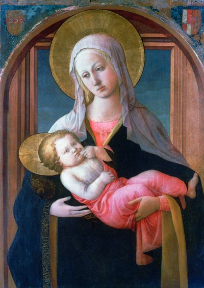 The Virgin and Child, c1450-1460 by Filippino Lippi