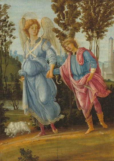 Tobias and the Angel, c. 1475-1480 by Filippino Lippi