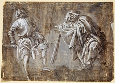 Two Seated Figures by Filippino Lippi