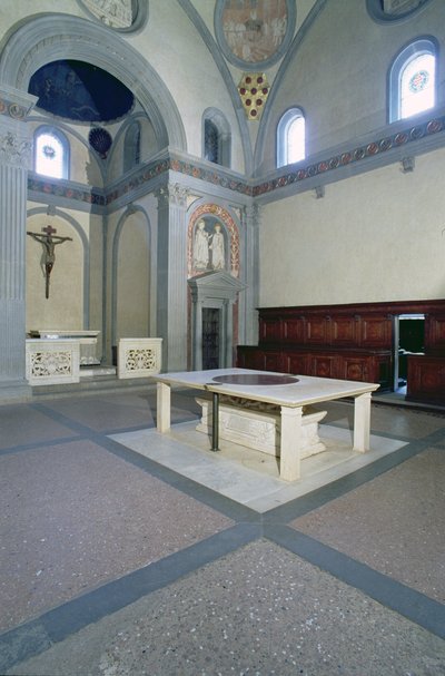 View of the Interior, Built c.1420-29 by Filippo Brunelleschi