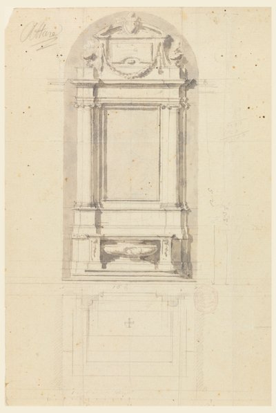 Design for an Altar by Filippo Marchionni