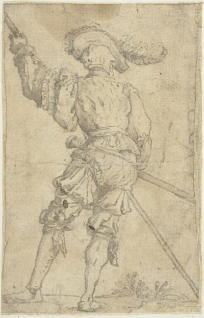 Warrior Seen From the Back by Filippo Napoletano