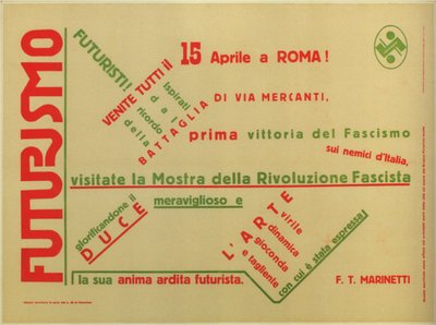 Futurism by Filippo Tommaso Emilio Marinetti