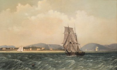 Off Mt. Desert Island, Maine by Fitz Henry Lane