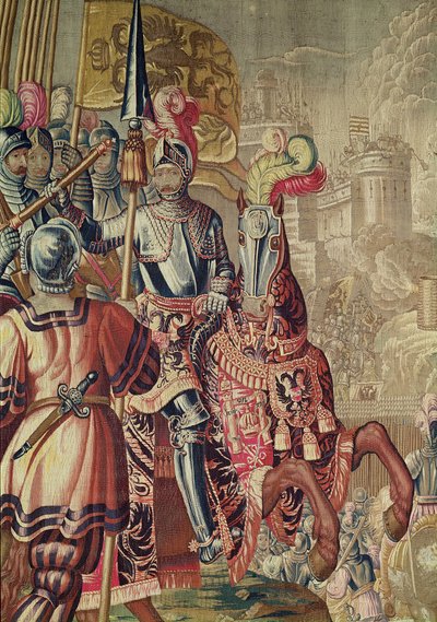 Charles V (detail) by Flemish School