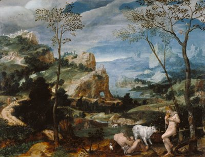 Landscape with Mercury and Argus by Flemish School