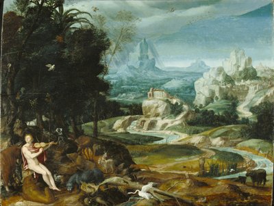 Landscape with Orpheus, c.1570 by Flemish School