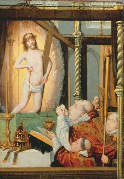 Mass of St Gregory, c.1510 by Flemish School