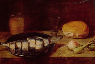 Still Life with a Herring by Flemish School