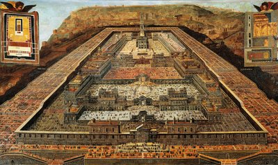 The Temple of Salomon by Flemish School