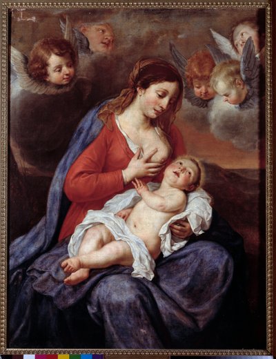 Virgin with Child by Flemish School