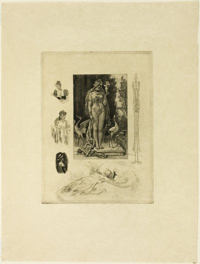A Document on the Impotence of Love by Félicien Rops