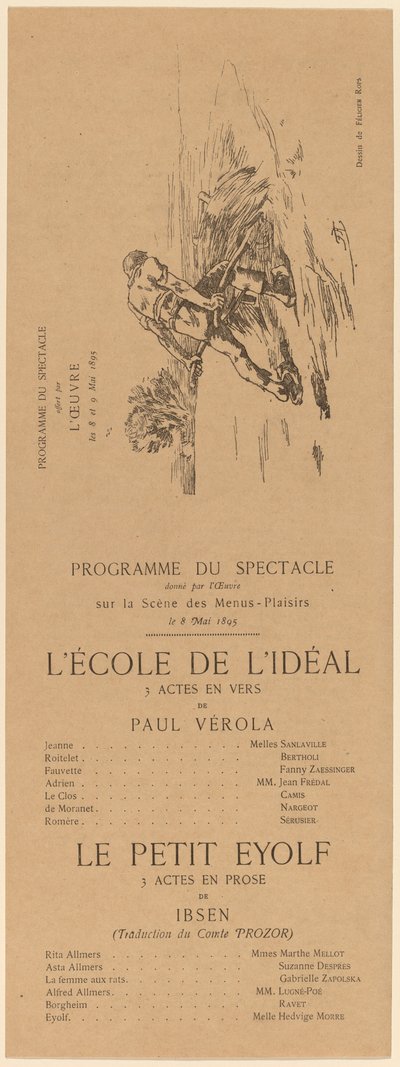 The School of the Ideal; Little Eyolf by Félicien Rops