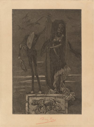 The Supreme Vice: Frontispiece by Félicien Rops