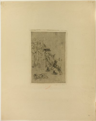 Taking Tea by Félicien Rops