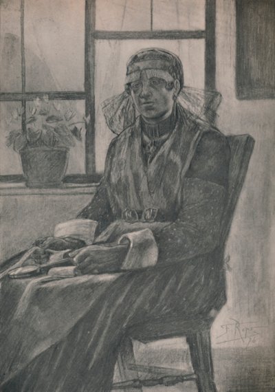 The Lacemaker by Félicien Rops
