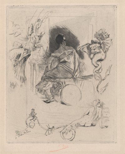 The Last Maja by Félicien Rops