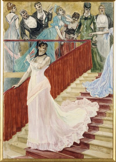 The Row by Félicien Rops