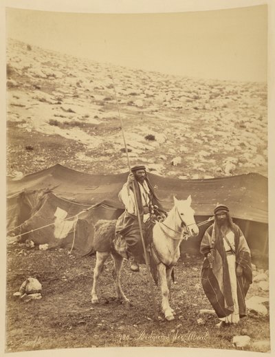 Bedouins of Moab by Félix Bonfils