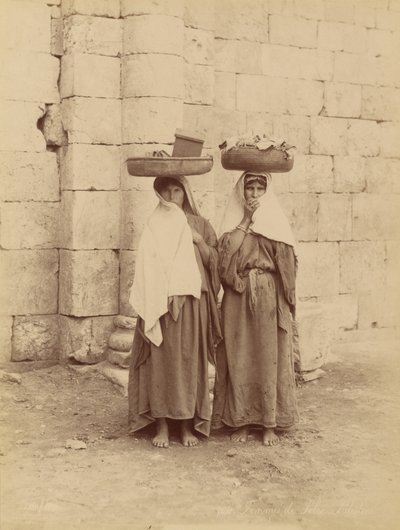 Women of Siloam, Palestine by Félix Bonfils