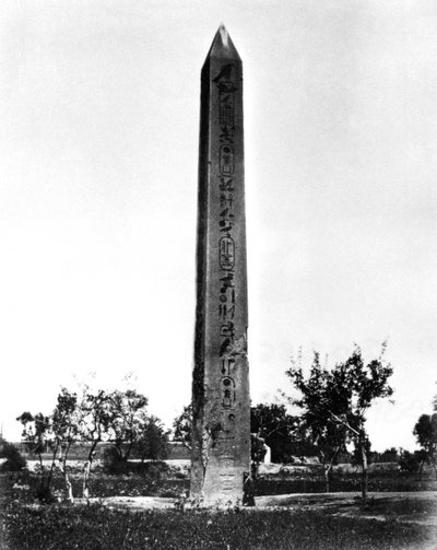 Heliopolis Obelisk, Egypt by Félix Bonfils