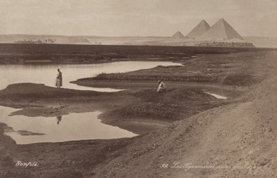 Pyramids of Giza by Félix Bonfils